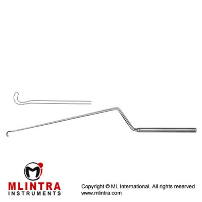 Landolt Micro Enucleator Bayonet Shaped Stainless Steel, 26 cm - 10 1/4"